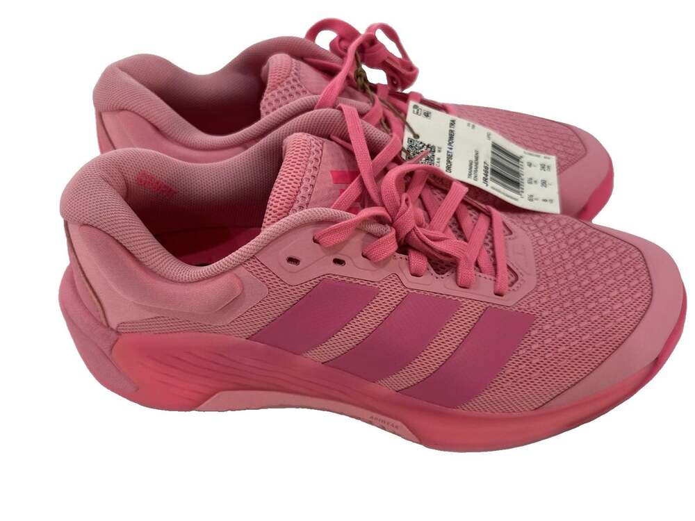 Adidas Dropset 4 Power Women’s Size 8 Pink Training Weightlifting Shoes NWT